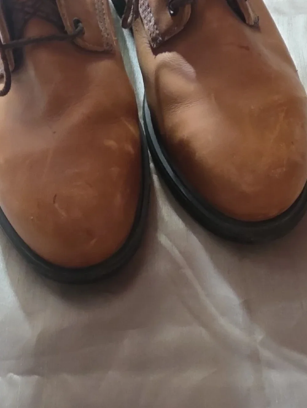 GORE-TEX Men's Tan Leather Lace-Up Boots